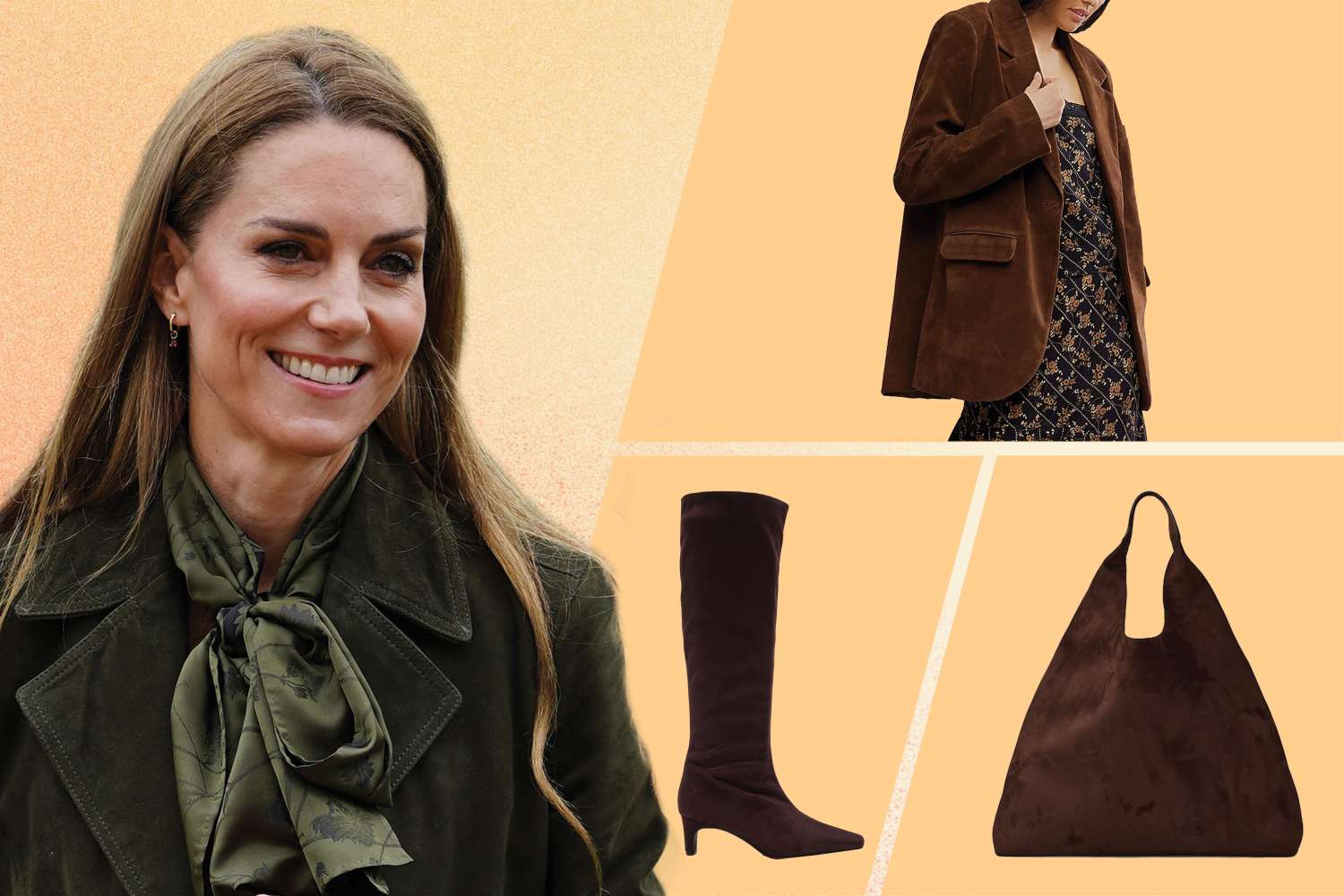 We’re Loving Kate Middleton’s Suede Ensemble, and You Can Shop 13 Similar Boots, Blazers, Skirts, and More